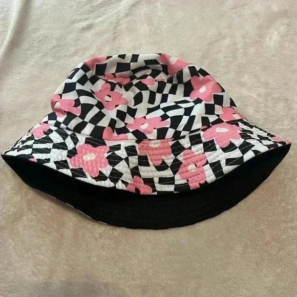 Flower patterned trendy bucket hat - Picture 1 of 2